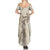 Beige Hawaii Family Matching Summer Maxi Dress and Hawaiian Shirt Hammerhead Shark Tattoo Curve Polynesian - Polynesian Pride