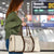 Beige Hawaii Travel Bag Hammerhead Shark Tattoo Curve Polynesian - Polynesian Pride