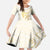 Gold and White Hawaii Family Matching Summer Maxi Dress and Hawaiian Shirt Hammerhead Shark Tattoo Curve Polynesian - Polynesian Pride
