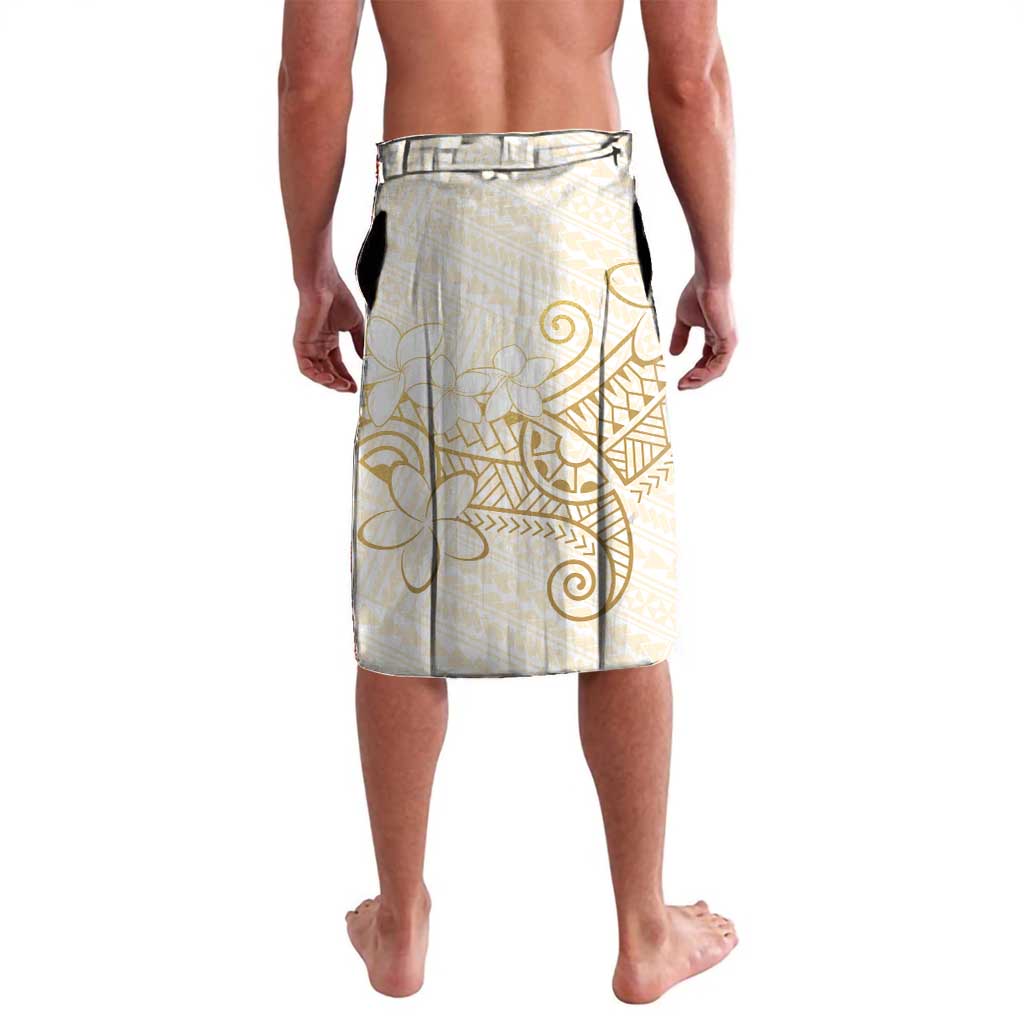 Gold and White Hawaii Lavalava Hammerhead Shark Tattoo Curve Polynesian - Polynesian Pride