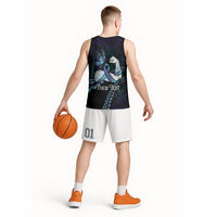 Personalised Polynesia Suicide Prevention Month Basketball Jersey Brave Strong Butterfly Teal Purple Ribbon