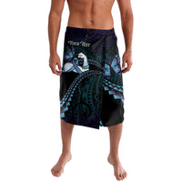 Personalised Polynesia Suicide Prevention Month Lavalava Brave Strong Butterfly Teal Purple Ribbon