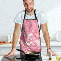 Personalised Polynesia Breast Cancer Awareness Apron Brave Strong Butterfly Pink Ribbon