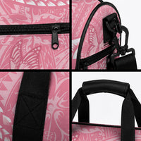 Personalised Polynesia Breast Cancer Awareness Duffle Bag Brave Strong Butterfly Pink Ribbon