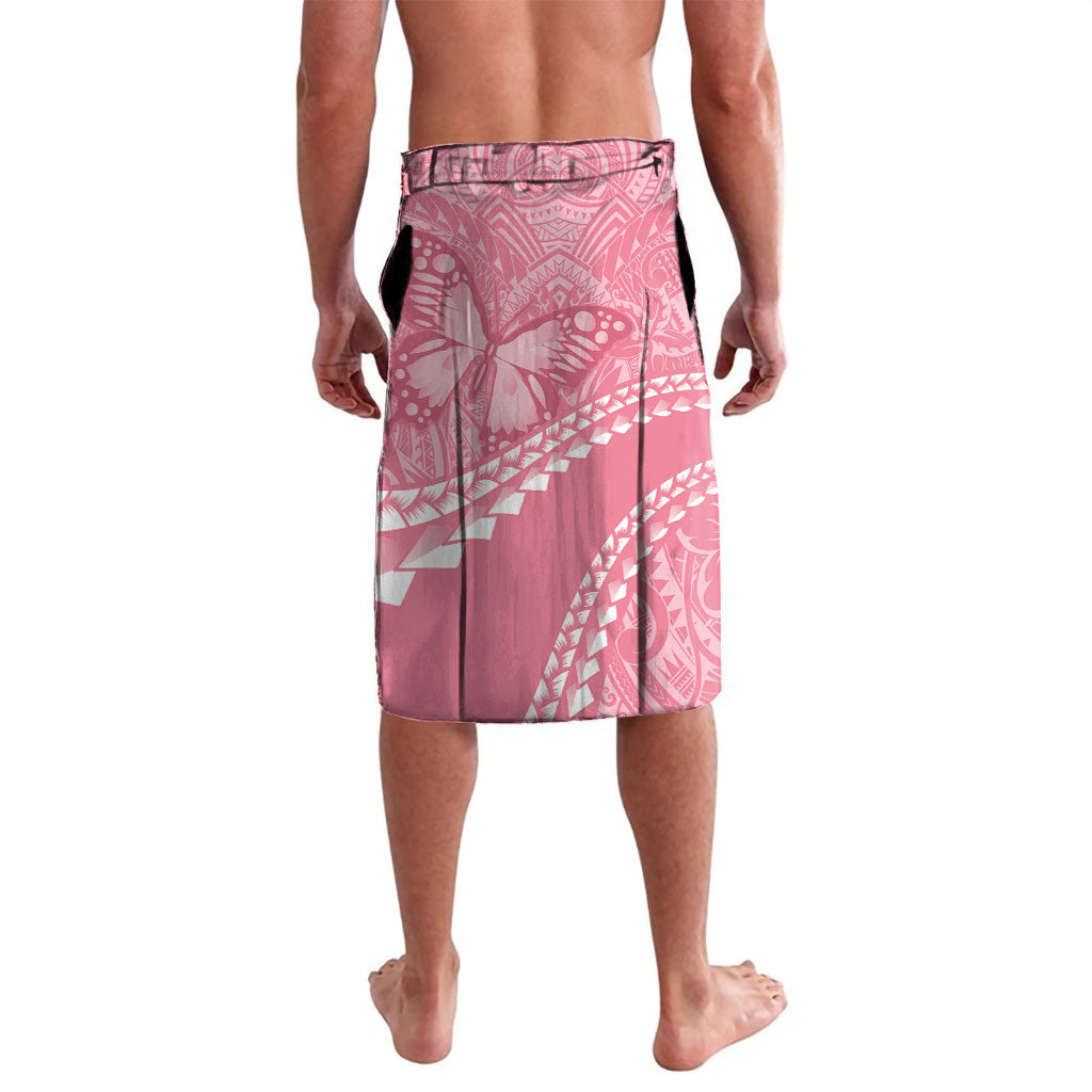 Personalised Polynesia Breast Cancer Awareness Lavalava Brave Strong Butterfly Pink Ribbon