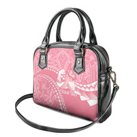 Personalised Polynesia Breast Cancer Awareness Shoulder Handbag Brave Strong Butterfly Pink Ribbon