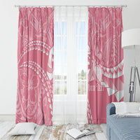 Personalised Polynesia Breast Cancer Awareness Window Curtain Brave Strong Butterfly Pink Ribbon