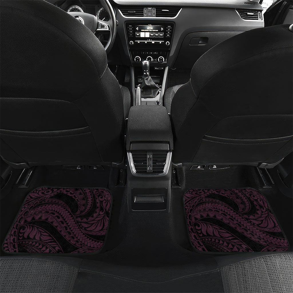 Personalised Polynesia Breast Cancer Awareness Car Mats Fight With Hope Pink Ribbon Boxing Gloves