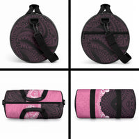 Polynesia Breast Cancer Awareness Duffle Bag Fight With Hope Pink Ribbon Boxing Gloves