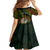 Personalised Polynesian Darts Kid Short Sleeve Dress Dart Lovers Tribal Pattern Mix Tropical Leaves LT14 - Polynesian Pride