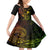 Hawaii Kid Short Sleeve Dress Fish Hook Tattoo Mix Polynesian Plumeria Reggae Version LT14 KID Reggae - Polynesian Pride