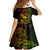Hawaii Kid Short Sleeve Dress Fish Hook Tattoo Mix Polynesian Plumeria Reggae Version LT14 - Polynesian Pride