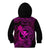 Hawaii Kid Hoodie Fish Hook Tattoo Mix Polynesian Plumeria Pink Version LT14 - Polynesian Pride