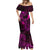 Hawaii Mermaid Dress Fish Hook Tattoo Mix Polynesian Plumeria Pink Version LT14 - Polynesian Pride