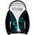 Hawaii Sherpa Hoodie Hula Girl Mix Polynesian Plumeria Turquoise Version LT14 Unisex Turquoise - Polynesian Pride