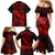 Hawaii Family Matching Mermaid Dress and Hawaiian Shirt Hula Girl Mix Polynesian Plumeria Red Version LT14 - Polynesian Pride