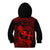 Hawaii Kid Hoodie Hula Girl Mix Polynesian Plumeria Red Version LT14 - Polynesian Pride