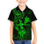 Hawaii Family Matching Long Sleeve Bodycon Dress and Hawaiian Shirt Hula Girl Mix Polynesian Plumeria Green Version LT14 Son's Shirt Green - Polynesian Pride