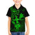 Hawaii Family Matching Tank Maxi Dress and Hawaiian Shirt Hula Girl Mix Polynesian Plumeria Green Version LT14 Son's Shirt Green - Polynesian Pride