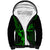 Hawaii Sherpa Hoodie Hula Girl Mix Polynesian Plumeria Green Version LT14 Unisex Green - Polynesian Pride