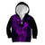 Hawaii Kid Hoodie King Kamehameha Mix Polynesian Plumeria Purple Version LT14 - Polynesian Pride