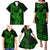 Hawaii Family Matching Puletasi Dress and Hawaiian Shirt King Kamehameha Mix Polynesian Plumeria Green Version LT14 - Polynesian Pride