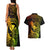 Hawaii Couples Matching Tank Maxi Dress and Hawaiian Shirt Pineapple Mix Polynesian Plumeria Reggae Version LT14 - Polynesian Pride