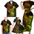 Hawaii Family Matching Short Sleeve Bodycon Dress and Hawaiian Shirt Pineapple Mix Polynesian Plumeria Reggae Version LT14 - Polynesian Pride