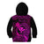 Hawaii Kid Hoodie Pineapple Mix Polynesian Plumeria Pink Version LT14 - Polynesian Pride