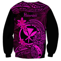 Hawaii Sweatshirt Pineapple Mix Polynesian Plumeria Pink Version LT14 - Polynesian Pride