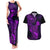 Hawaii Couples Matching Tank Maxi Dress and Hawaiian Shirt Pineapple Mix Polynesian Plumeria Purple Version LT14 Purple - Polynesian Pride