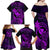 Hawaii Family Matching Off Shoulder Long Sleeve Dress and Hawaiian Shirt Pineapple Mix Polynesian Plumeria Purple Version LT14 - Polynesian Pride