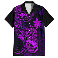 Hawaii Kid Hawaiian Shirt Pineapple Mix Polynesian Plumeria Purple Version LT14 Kid Purple - Polynesian Pride