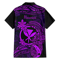 Hawaii Kid Hawaiian Shirt Pineapple Mix Polynesian Plumeria Purple Version LT14 - Polynesian Pride