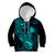 Hawaii Kid Hoodie Pineapple Mix Polynesian Plumeria Turquoise Version LT14 Turquoise - Polynesian Pride