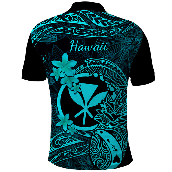 Hawaii Polo Shirt Polynesian Flame Of Hawaii Style main image 1