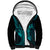 Hawaii Sherpa Hoodie Pineapple Mix Polynesian Plumeria Turquoise Version LT14 Unisex Turquoise - Polynesian Pride