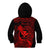 Hawaii Kid Hoodie Pineapple Mix Polynesian Plumeria Red Version LT14 - Polynesian Pride