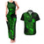 hawaii-couples-matching-tank-maxi-dress-and-hawaiian-shirt-pineapple-mix-polynesian-plumeria-green-version