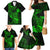 hawaii-family-matching-mermaid-dress-and-hawaiian-shirt-pineapple-mix-polynesian-plumeria-green-version