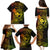Hawaii Family Matching Puletasi Dress and Hawaiian Shirt Shaka Tattoo Mix Polynesian Plumeria Reggae Version LT14 - Polynesian Pride