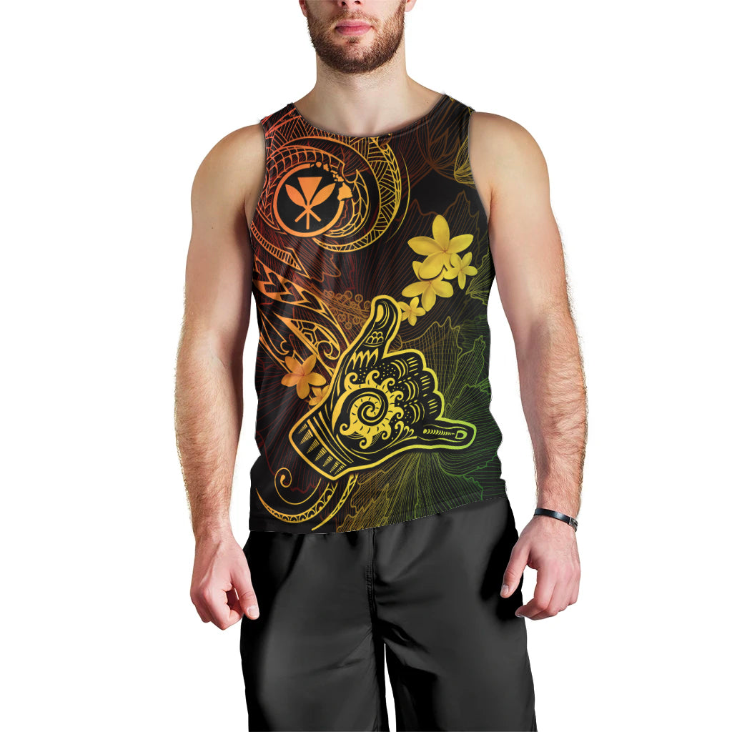 hawaii-men-tank-top-shaka-tattoo-mix-polynesian-plumeria-reggae-version