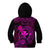 Hawaii Kid Hoodie Shaka Tattoo Mix Polynesian Plumeria Pink Version LT14 - Polynesian Pride