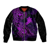 hawaii-bomber-jacket-shaka-tattoo-mix-polynesian-plumeria-purple-version