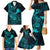 hawaii-family-matching-mermaid-dress-and-hawaiian-shirt-shaka-tattoo-mix-polynesian-plumeria-turquoise-version