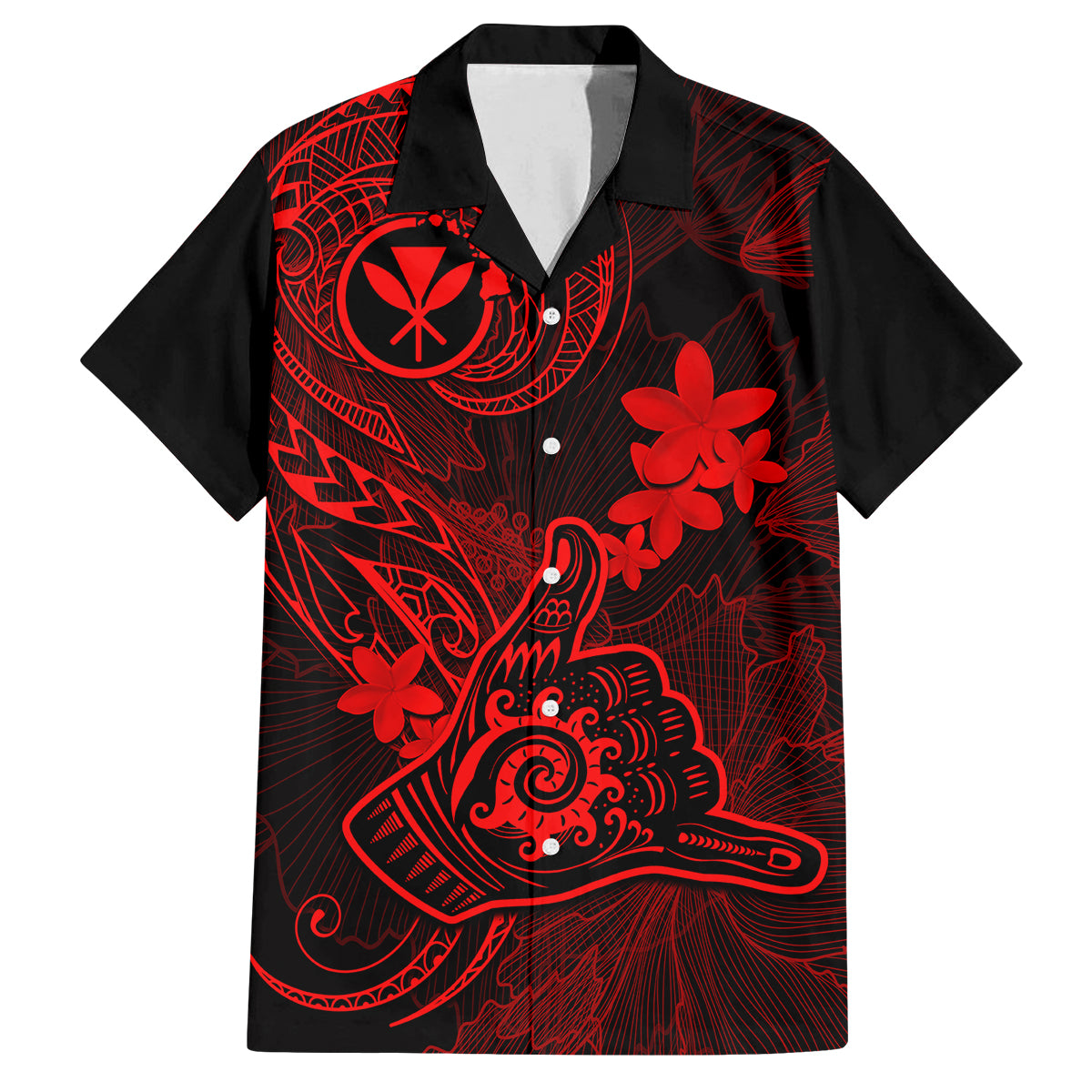 hawaii-kid-hawaiian-shirt-shaka-tattoo-mix-polynesian-plumeria-red-version