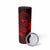 Hawaii Skinny Tumbler Shaka Tattoo Mix Polynesian Plumeria Red Version