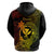 Hawaii Hoodie Hammerhead Shark Tattoo Mix Polynesian Plumeria Reggae Version LT14 - Polynesian Pride
