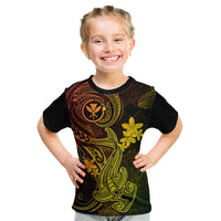 Hawaii Kid T Shirt Hammerhead Shark Tattoo Mix Polynesian Plumeria Reggae Version LT14 Reggae - Polynesian Pride