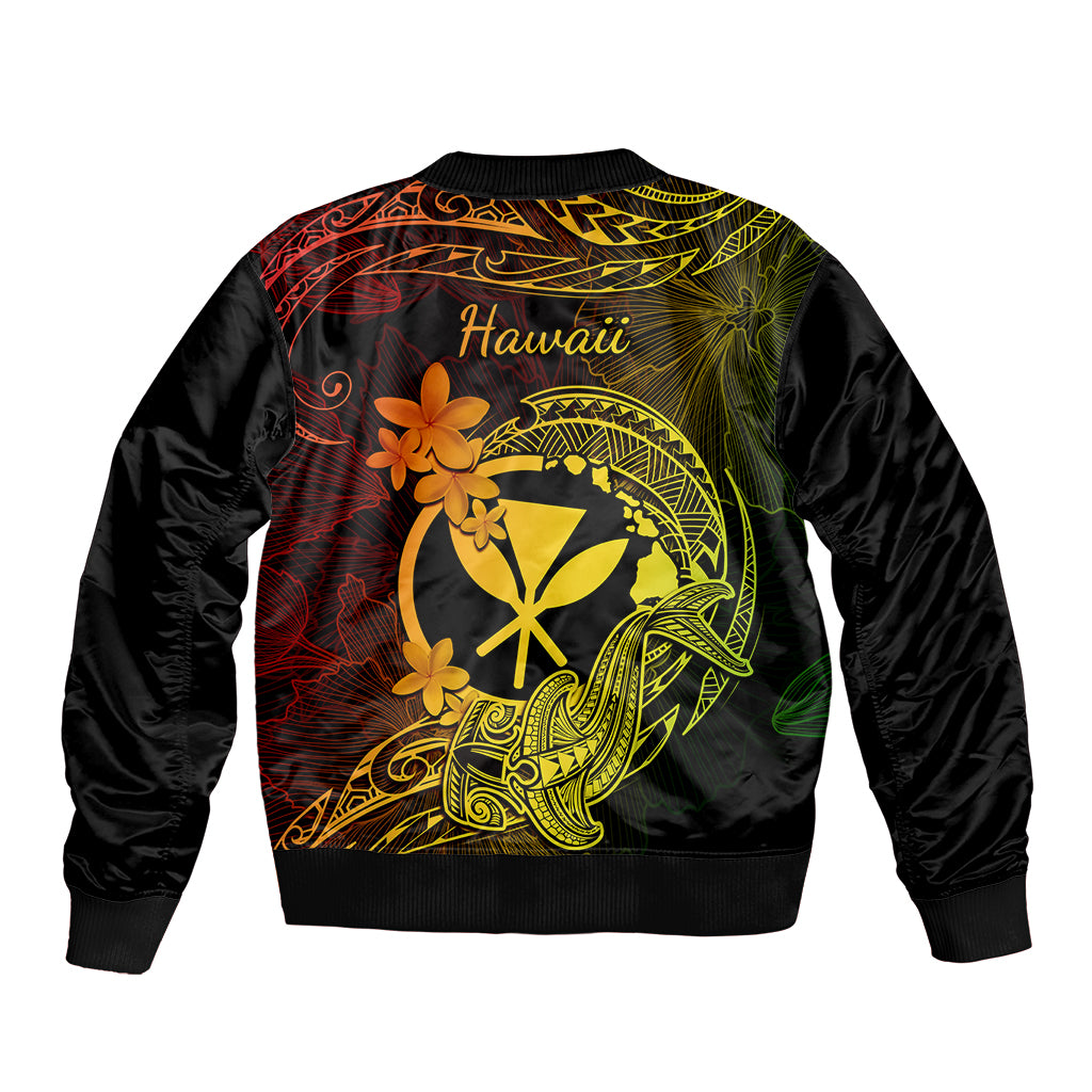 hawaii-sleeve-zip-bomber-jacket-hammerhead-shark-tattoo-mix-polynesian-plumeria-reggae-version